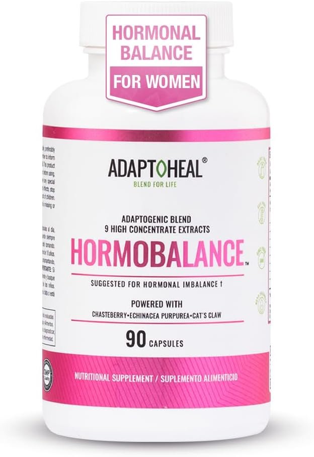 Hormone Balance for Women – Menopause & PMS Support Supplement – Adaptogens for Female Balance & Wellness – 90 Vegan Capsules