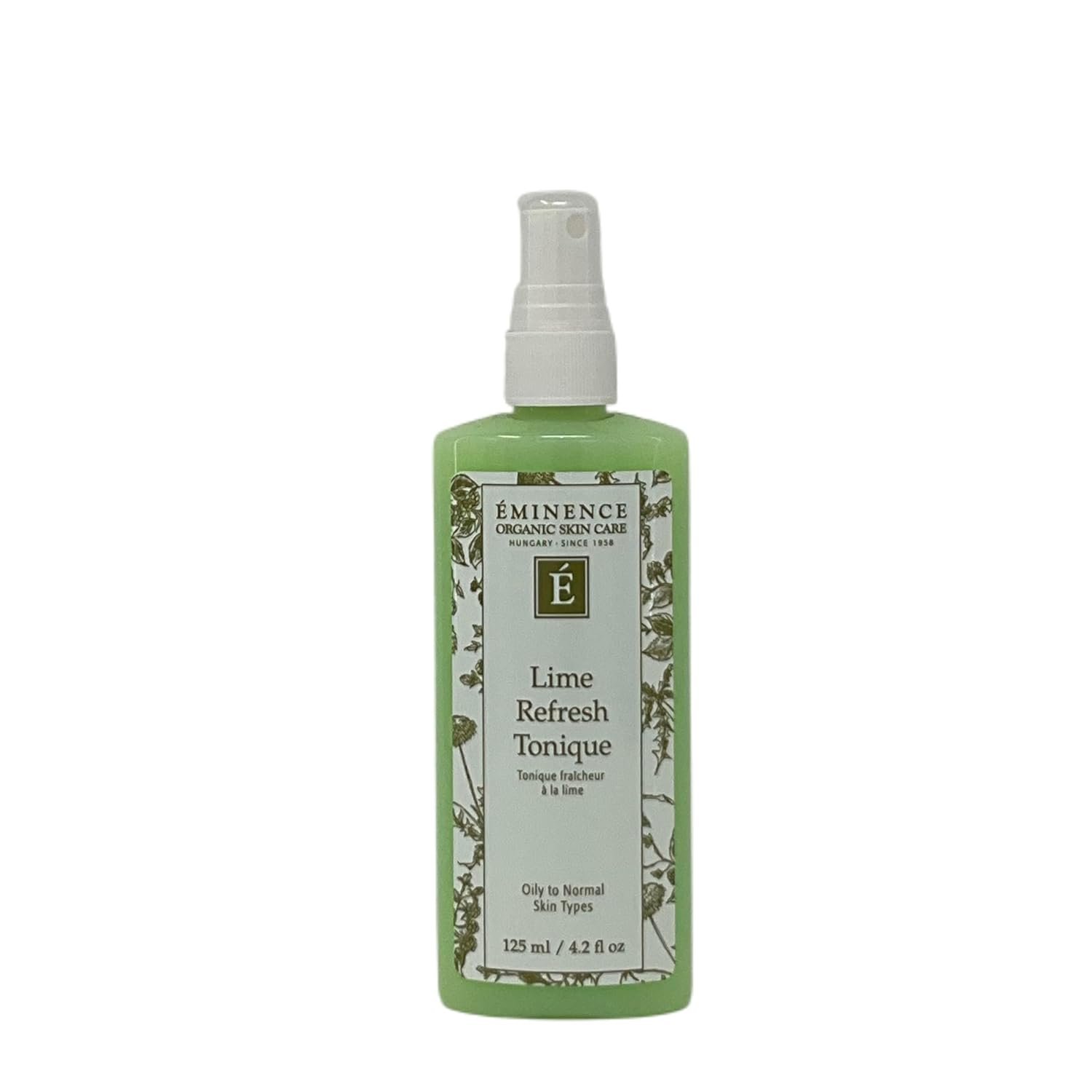 Eminence Organic Skincare Lime Refresh Tonique, Green, 4.2 Fl Oz