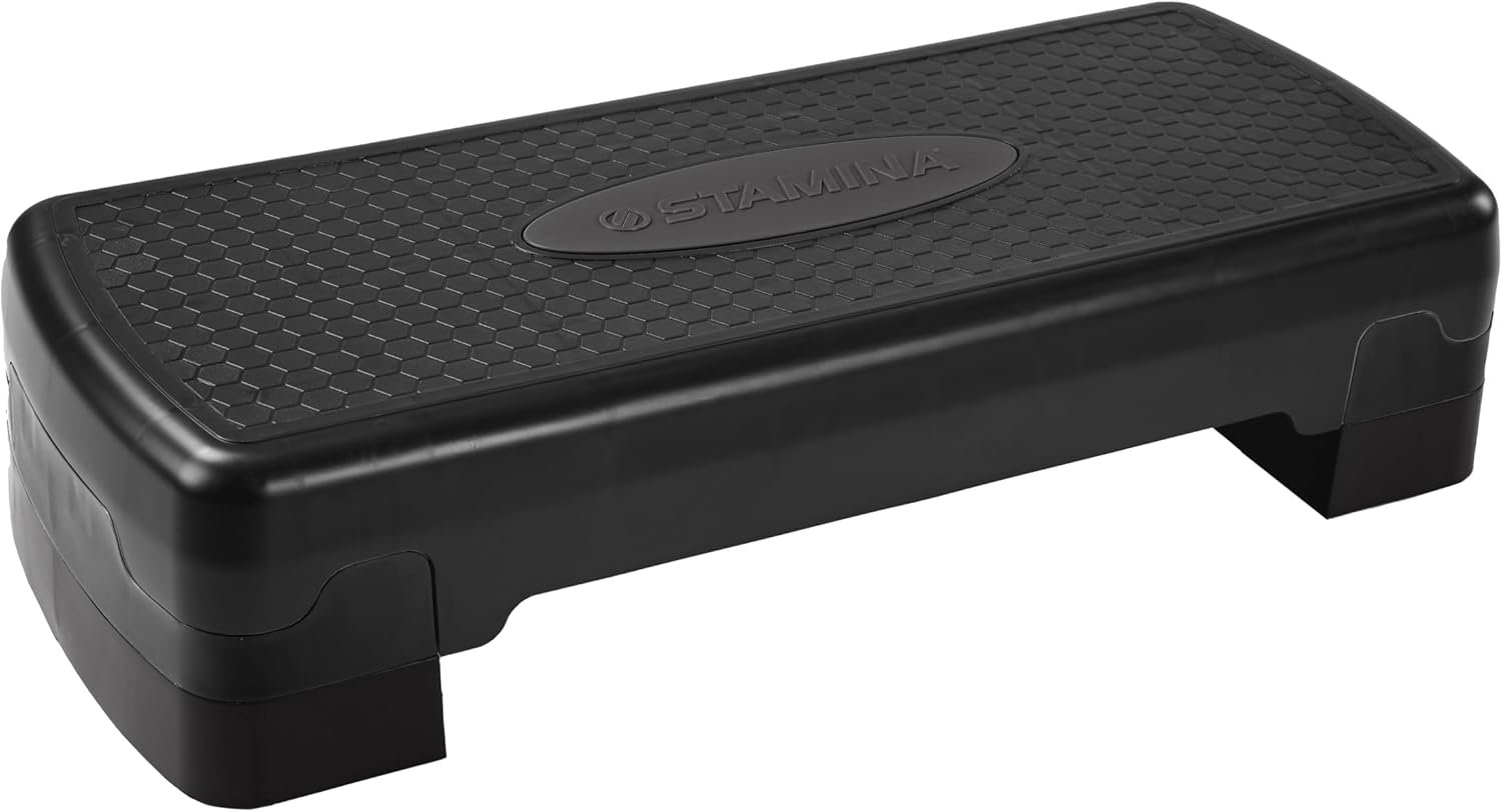 Stamina Aerobic Step with Portable and Lightweight Construction for Fitness, Sports, and Outdoor and Indoor Recreation