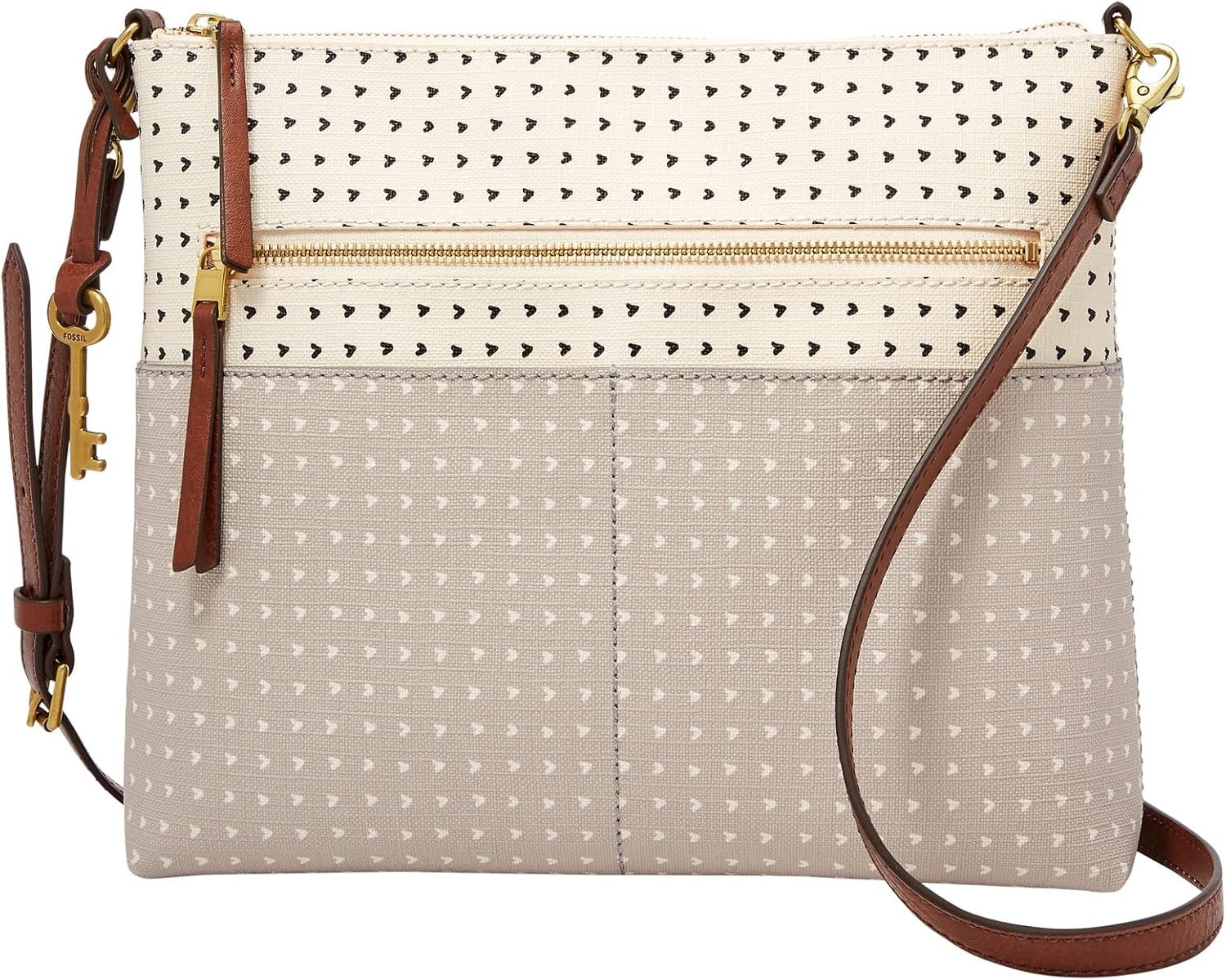 Fossil Women’s Fiona Large Crossbody Purse Handbag