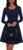 BTFBM Casual Fall Dresses for Women 2025 Long Sleeve Ribbed Button Down Empire Waist A Line Winter Wedding Guest Dress