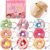 Donut Bath Bombs for Girls, 4oz/Pack of 9 Bath Bombs for Kids with Surprise Inside, Kids Bath Bombs with Jewelry Inside, Bath Bombs for Girl’s Birthday Party Favor, Spa Day Gift
