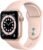 Apple Watch Series 6 (GPS, 40mm) – Gold Aluminum Case with Pink Sand Sport Band (Renewed)