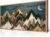 BINCUE Mountain Wall Art Framed Canvas Wall Art Nature Forest Wall Decor Rustic Farmhouse Wall Painting Moon Art for Living Room Bedroom Dining Room Large Size 20″x40″