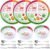6 Pcs Portion Control Bariatric Plates and Bowls Set with 9 Pcs Stainless Steel Flatwares 8.5 Inch Divided Nutrition Plate Self Measuring for Weight Loss, Healthy Diets for Adults(Colorful)